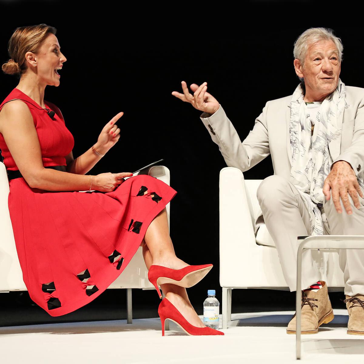 Photograph of Actor, Sir Ian McKellen by Julian Hanford at Cannes Lions 2017
