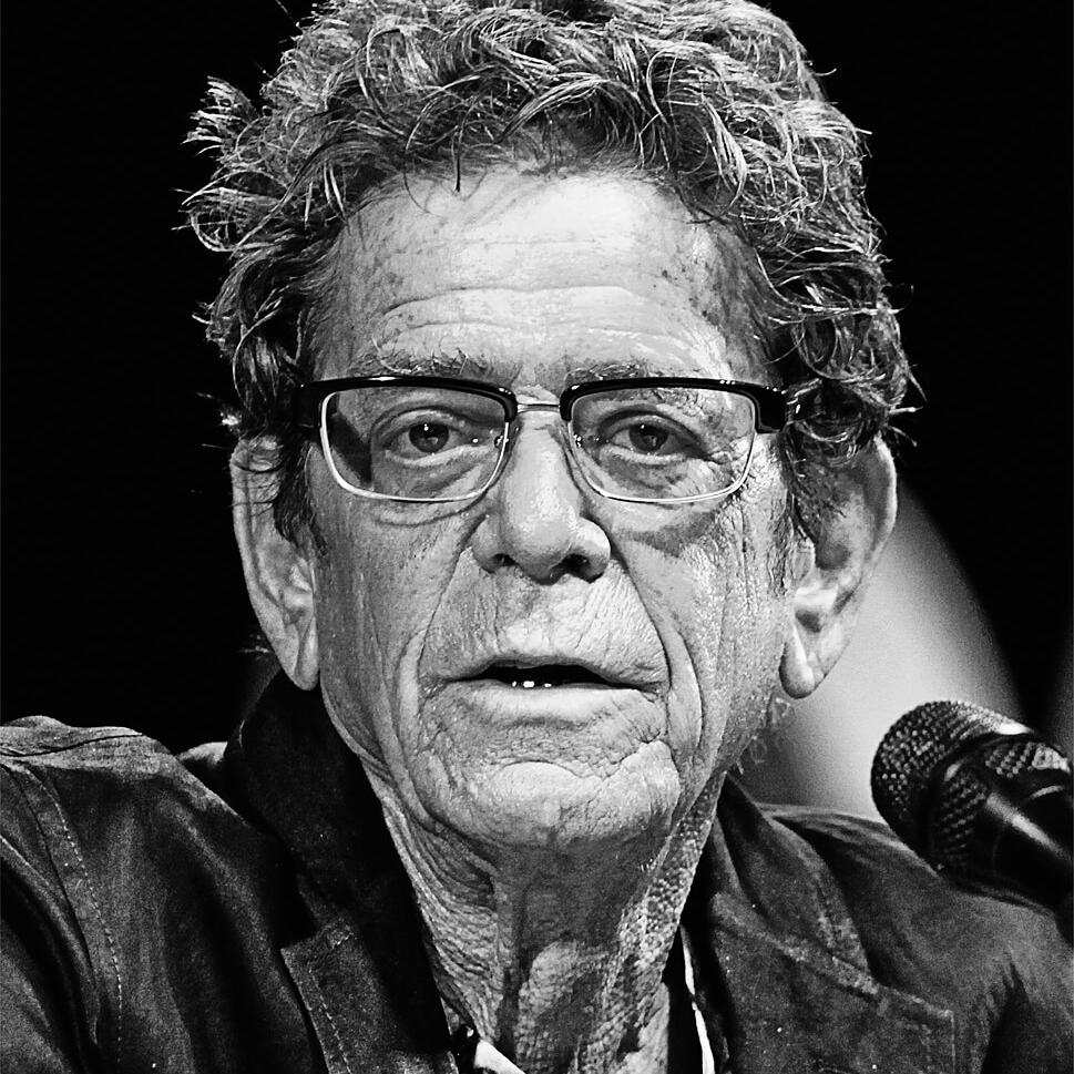 Photograph of American Musician Lou Reed in 2017 at Cannes Lions by Julian Hanford, London